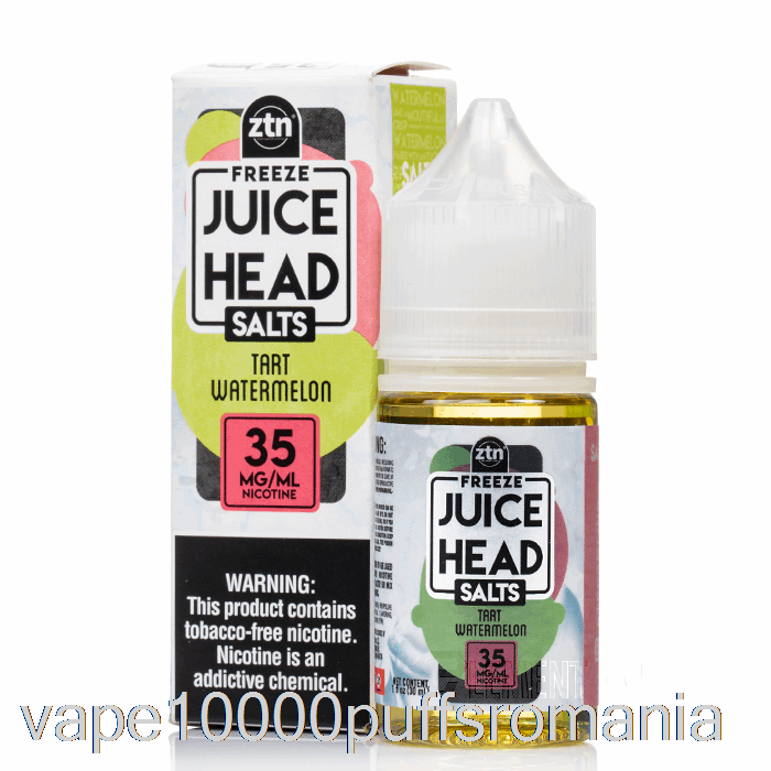 Vape Romania Freeze Tart Pepene Verde - Saruri De Cap De Suc - 30ml 35mg